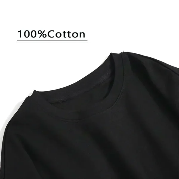 European New Short-sleeved T-shirt Men's Fashion Trendy Brand Little Monster Eye Printing Clothes Pure Cotton Slim-fitting Top - Image 5