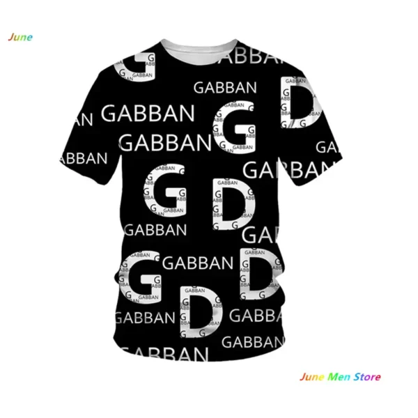 Summer Luxury Men T-shirt 3d Printing Men T-Shirt O-Neck Extra Large Top Casual Loose Street Personality Men Clothes Tshirt - zinifashion 200000343 - Image 5