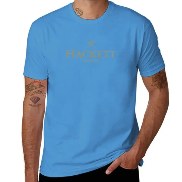 cute tops customs design your own oversized mens t shirts Hacket Limited T-Shirt Informal Hot Sale Round Collarharajuku Crewneck . - Image 4