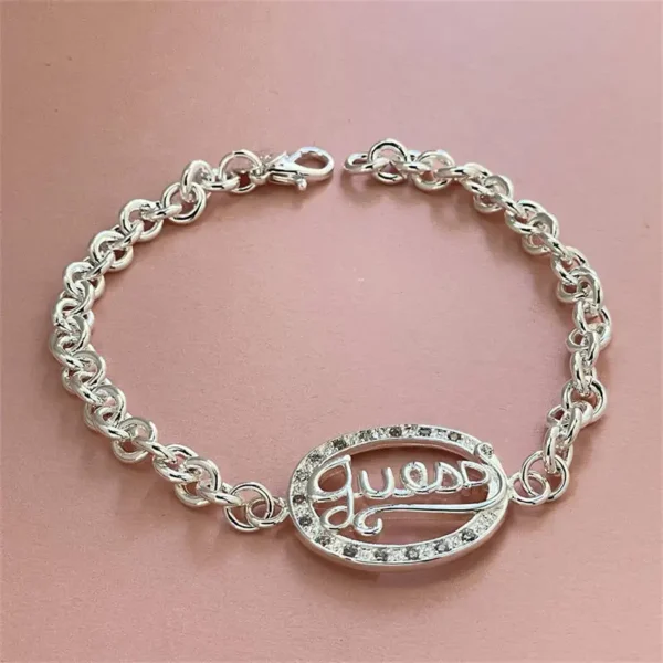 925 Sterling Silver Round Chain Bracelets Jewelry For Women Top Quality Lovers Bracelets Christmas Gift - zinifashion 36 - Image 3
