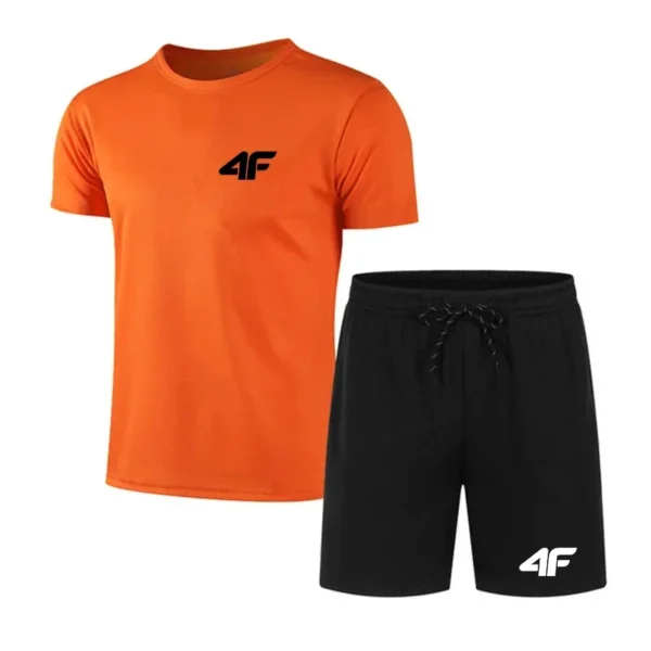 Summer Popular Men's T-shirt+shorts Suit Men Sports Suit Printing Casual Fashion Short-sleeved T-shirt Set Men Joggers Suit Set . - Image 6