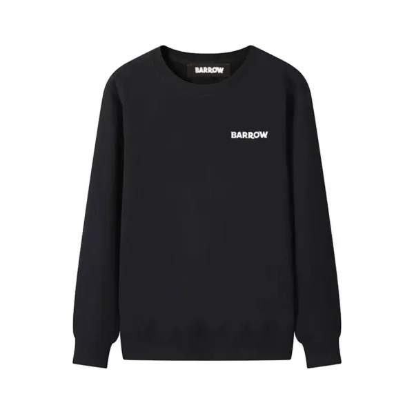 2025 barow spring hot selling brand letter printing pure cotton Men's women O-Neck sweatshirt high quality hoodie base clothing - Image 6