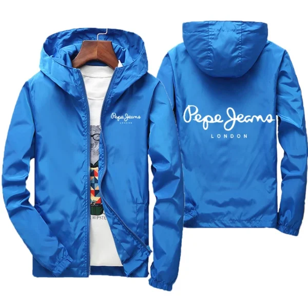 2025Men's new hiking jacket, outdoor hooded jacket, rainproof casual parka autumn outdoor sportswear, fashionable windbreaker. - Image 5