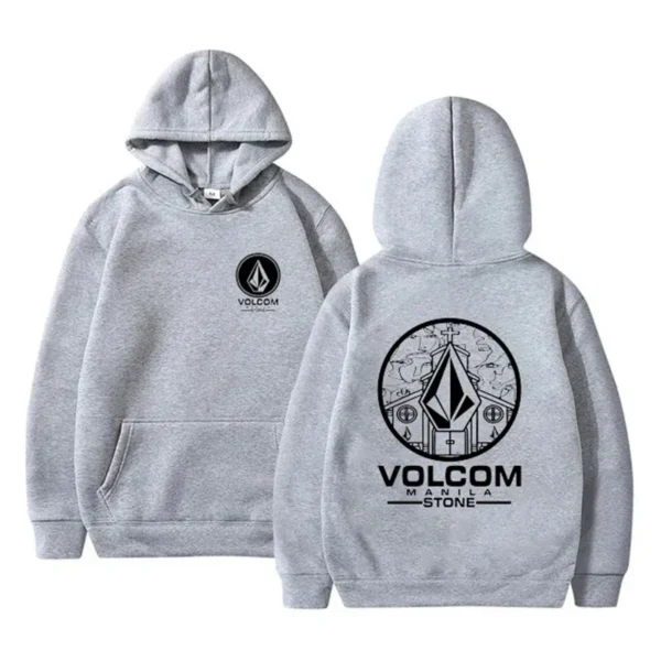 Fashion Hoodie Men Hoody Volcom Stone Double-sided Casual Oversized Graphic Sports Tops Breathable Streetwear Mens Clothing - Image 4