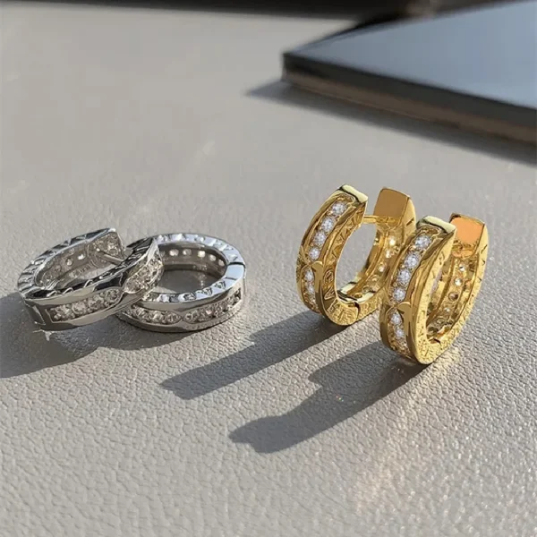 925 Sterling Silver Zircon Round Hoop Earrings for Women Party Minimalist Light Luxury Fashion Jewelry Trendy Accessories - zinifashion 36 - Image 6