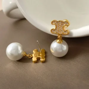 French Retro Pendant Earrings Women Light Luxury High-grade Temperament Women Studs 2025 New Niche Design Sense Earrings - zinifashion 36