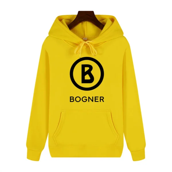 Autumn and winter comfortable soft plus fleece simple letter printed men's high quality casual fashion warm street hoodie . - Image 3
