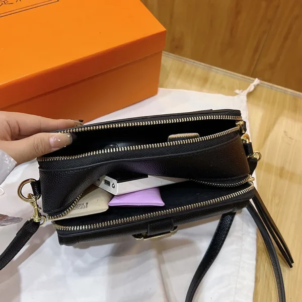 2025 New! Women's Premium - Texture Retro Small Square Bag. Trendy Fashion Simple Shoulder Messenger & Handbag, Durable Material . - Image 3