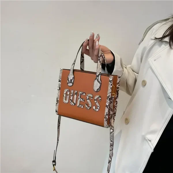 Chic Minimalist Messenger Bag for Women Vintage Leather Crossbody Handbag Luxury Tote Designer Purse Elegant Large Capacity - Image 3