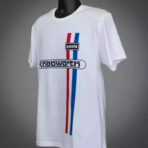 2025 New Oasis Rock Band Vintage American Retro Loose Men's and Women's Straight Spray Short-sleeved T-shirts - zinifashion 200000343 - Image 3