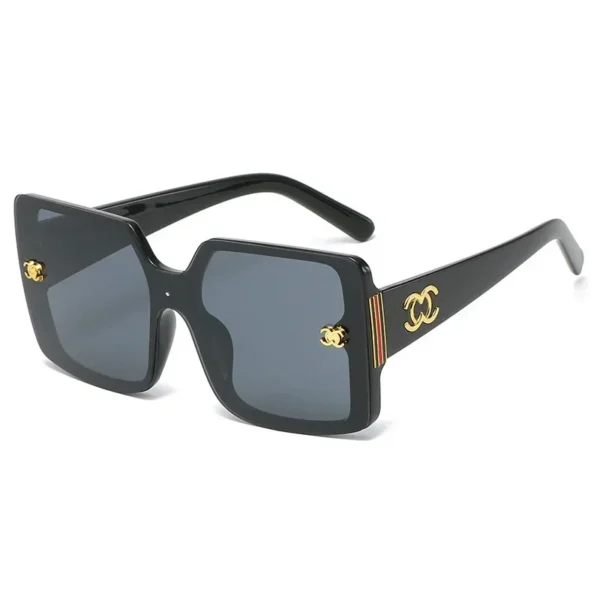 New Fashion Square Sunglasses For Woman 2025 Vintage Metal Frame Polygonal Sun Glasses Women Luxury Designer Shades Eyewear - zinifashion 201355758 - Image 3
