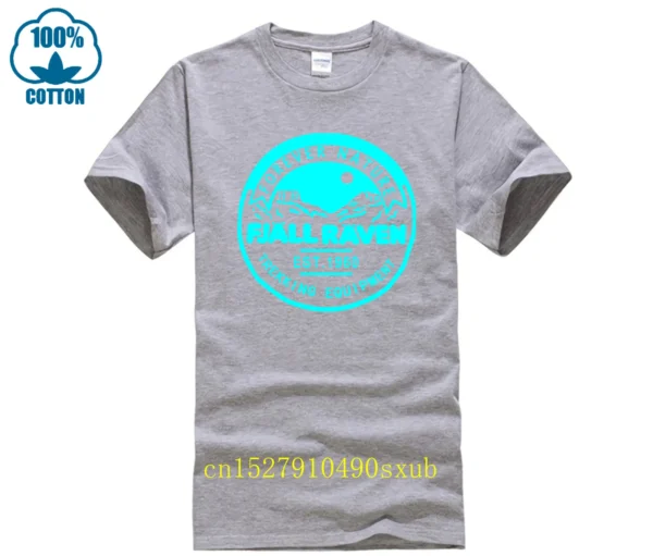 Fjall Forever Nature Badge Raven T-shirt Pop Trend Splicing Best Seller Tee . - Image 5