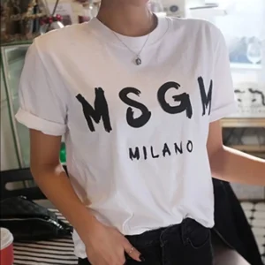 Korea Loose and Simple Letter Printing Crew Neck Cotton Short-sleeved T-shirt Women's 2025 Summer New Top Half-sleeved - zinifashion 200000345