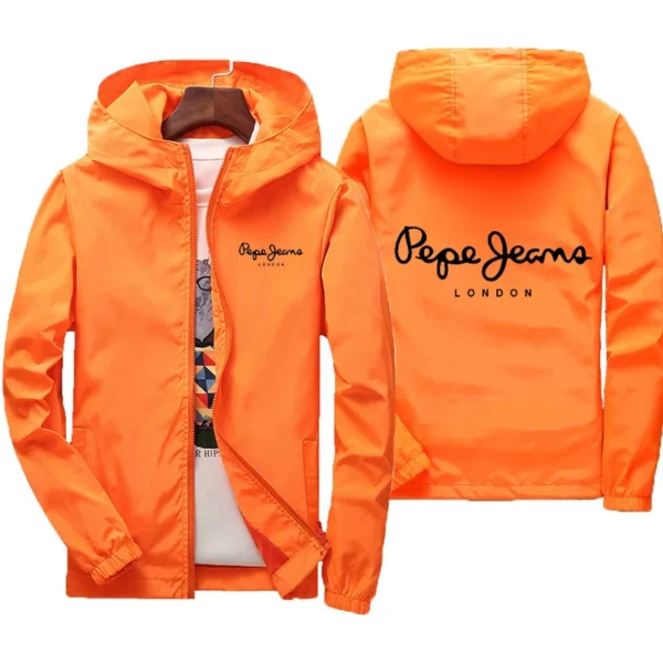 2025Men's new hiking jacket, outdoor hooded jacket, rainproof casual parka autumn outdoor sportswear, fashionable windbreaker. - Image 3
