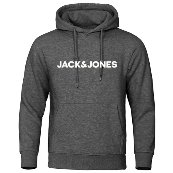 20245 Men's Casual Sportswear Hooded Sweatshirt Comfortable Printed Design. - Image 4