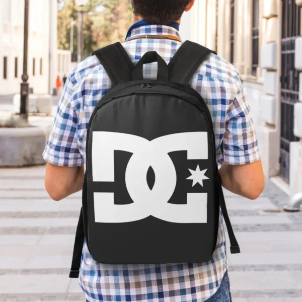 DC Shoe Co Woman Backpacks Boys Girls Bookbag Fashion Students School Bags Portability Travel Rucksack Shoulder Bag - zinifashion 1524 - Image 5