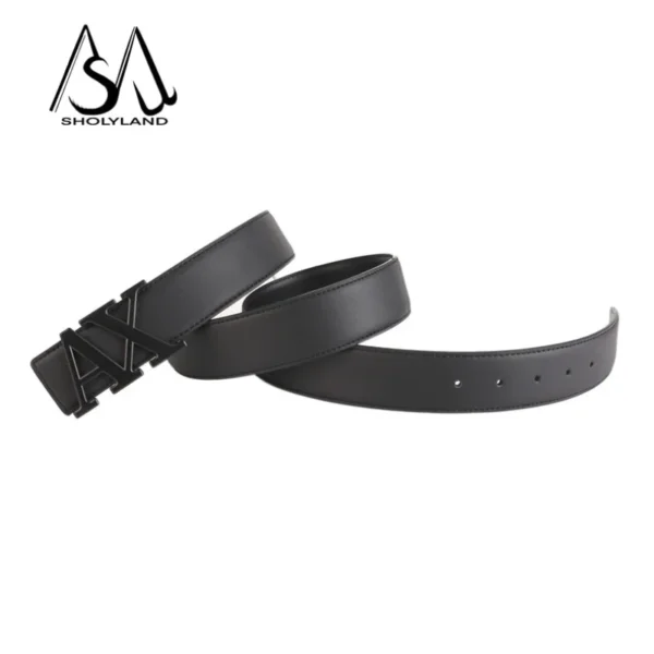 New Trend Fashion Men's Belt Leather Designer Pants Fashion Brand Wide Belt Men's Luxury Fancy Vintage Strap Men's Jeans - zinifashion 200000297 - Image 2