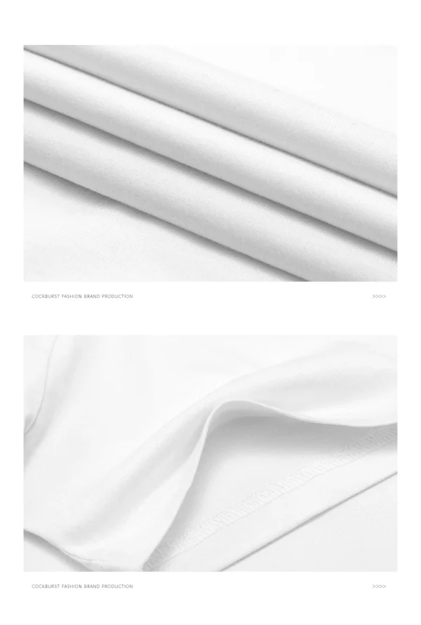 2025 Summer New Fashion Luxury Brand Y2K Top Simple Style Pure Cotton Printing Casual Large Size T-shirt Men'sandwomen's T-shirt - zinifashion 18 - Image 3