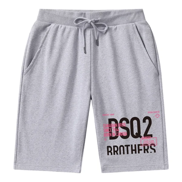 New Sport Leisure Cross-border Custom Shorts Boys Loose Large Size Simple Fashion Brand High Street Sweatpants Five Points Pants - Image 4