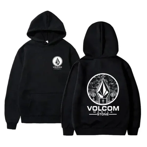 Hoody Volcom Stone Double-sided Casual Graphic Sports Tops Breathable Streetwear Women Clothing 2025 Fashion Hoodie - zinifashion 200000345 - Image 3