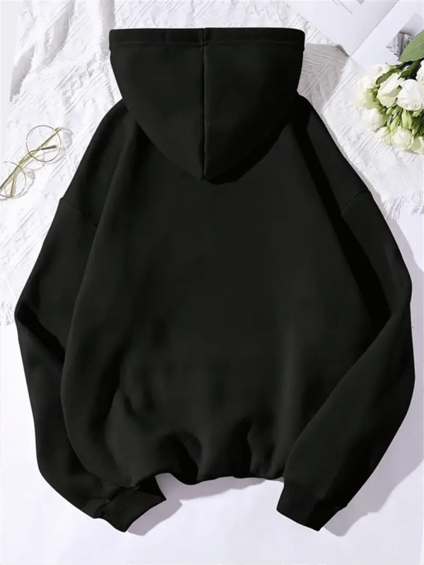 1pc Alpine Graphic Hoodie for Women, Casual Long Sleeve Pullover with Kangaroo Pocket, 100% Polyester Knit Fabric, Slight Stretch, All-Season Hooded Top - Image 7