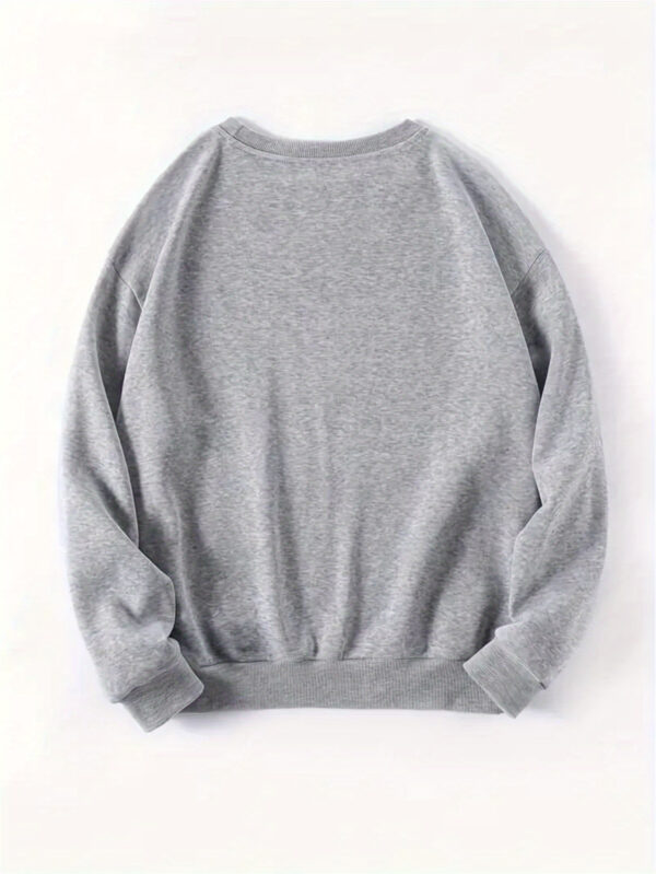 Women'S Comfortable Fleece-Lined "Diesel" Graphic Sweatshirt - Casual Long Sleeve Crewneck Pullover, Black with White Print, Perfect for Fall & Winter - Image 5