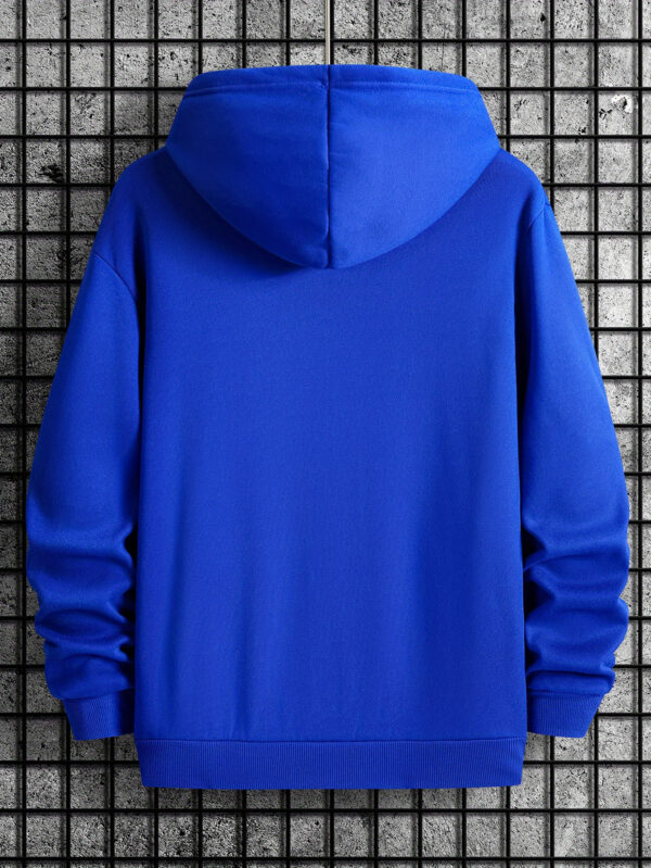 New Men's Fashionable and Personalized New York Letter Print Casual Hoodie with Fashionable Drawstring Hoodie for Autumn and Winter, Comfortable and Versatile Long Sleeve Hoodie - Image 10