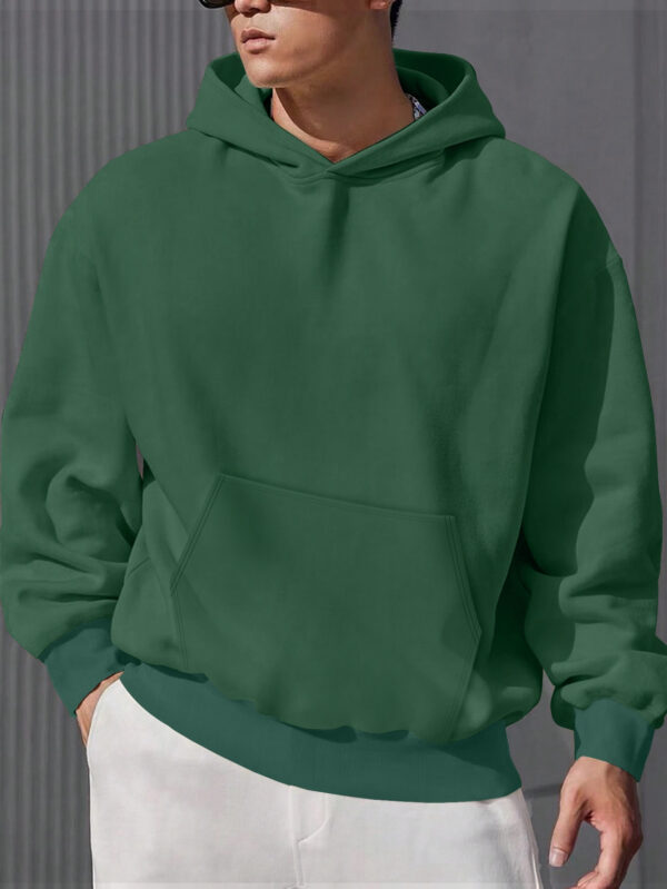 Casablanca Tennis Club Men's Graphic Print Hoodie - Black Relaxed Fit Sleeve Pullover with Palm Trees & Sunset Design, Machine Washable Autumn Winter Casual Outdoor Wear, Leisure Apparel | Nonstretch Fabric - Image 8