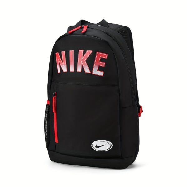 NIKE Men Women Double Shoulder Backpack, Polyester, Casual, Lightweight, Zipper Closure, Hand Wash, with Print, for Outdoor Sports - Image 6