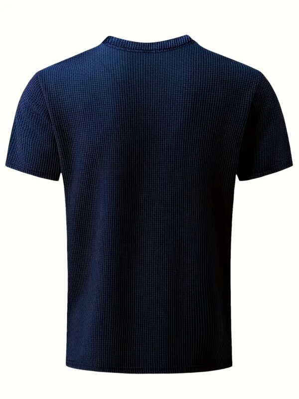 Men'S "4 Alpine" Graphic T-Shirt - Casual Crew Neck, Short Sleeve, Breathable Polyester Blend, Machine Washable, Casual Wear Tee|Casual Style Tee|Stretchy Fabric - Image 4