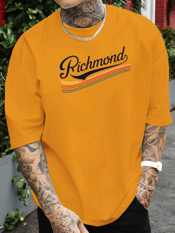Virginia Richmond New Men'S Short-Sleeved T-Shirt Summer Fashion Trend Top Printed Men'S Bottoming Shirt Spring And Summer Round Neck Casual Versatile Breathable Top - Image 10