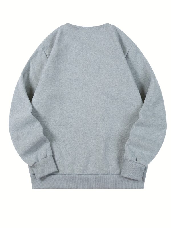 Men'S Casual Crew Neck Sweatshirt - "Jack Wills" Graphic, Loose Fit, Slight Stretch Fabric, Everyday Comfort, Everyday Casual Wear|Urban Fashion|Stylish Casualwear - Image 6