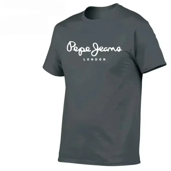 2025 Newest Pepe-Jeans-London Logo T-Shirt Summer Men's Women's Short Sleeve Surfing beach T-shirt Tops Unisex - zinifashion 18 - Image 6