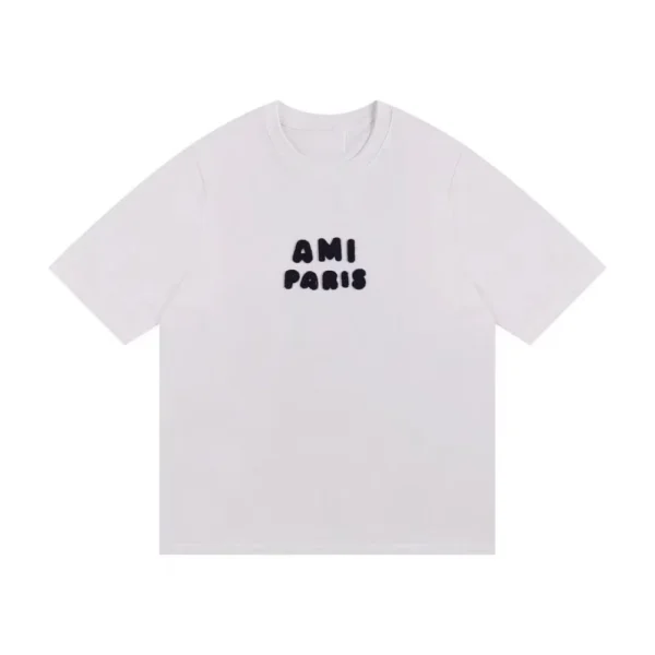 2025 New Summer fashion Love Crayon Letter Summer cotton short-sleeved T-shirt for men and women casual loose top High quality T - zinifashion 18 - Image 2