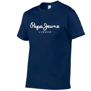 2025 Newest Pepe-Jeans-London Logo T-Shirt Summer Men's Women's Short Sleeve Surfing beach T-shirt Tops Unisex - zinifashion 18
