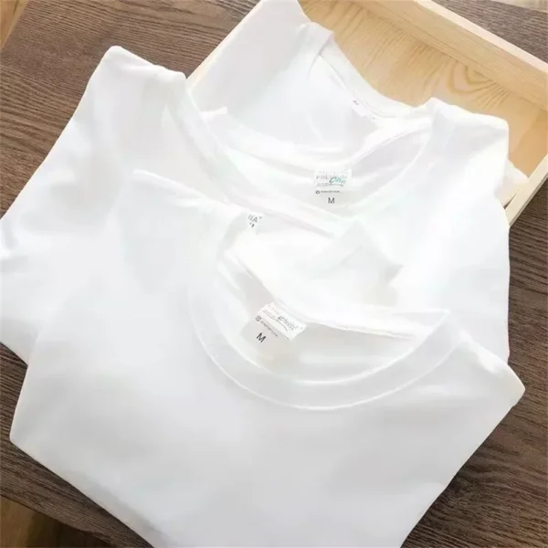 Spring and Summer New Logo Round Neck Short-sleeved Printed Crack High Street Loose Men's and Women's Short-sleeved T-shirt - AliExpress 18 - Image 4