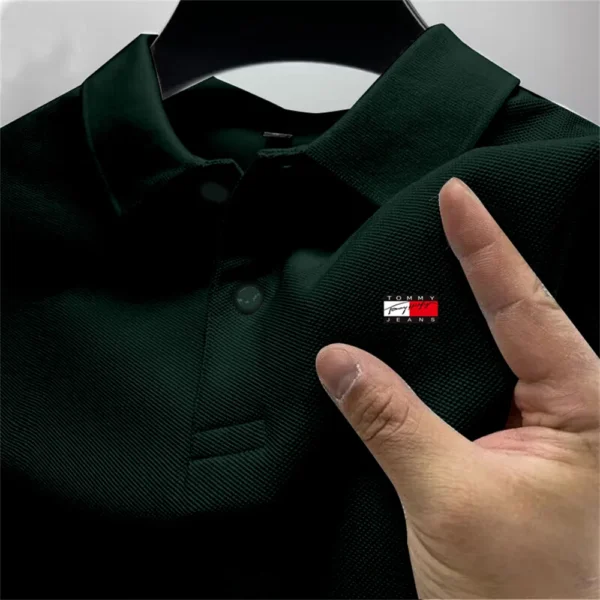 Men's Short Sleeve Polo Shirt, Quick Drying, Breathable, Casual Fashion, Business, Sports, Summer Clothing, High-end - zinifashion 200000343 - Image 4