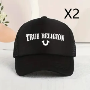 Kids Baseball Cap Boys Girls Casual Baseball Hat Letter Printed Duck Tongue Hat Adjustable Outdoor Breathable Mesh Trucker Hat - zinifashion 200000297