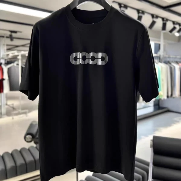 Top Luxury Brand Printed T-shirt Short Sleeve Unisex New Round Neck Versatile Summer Large Loose Half Sleeve T-shirt - Image 2