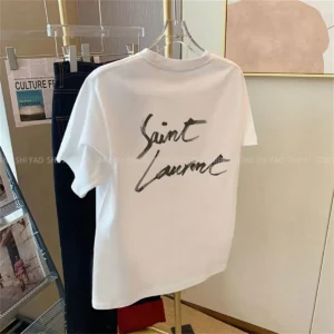 Oversize short-sleeved t-shirt women's and men's summer 2025 new design trendy loose lazy unique chic top - zinifashion 200000345