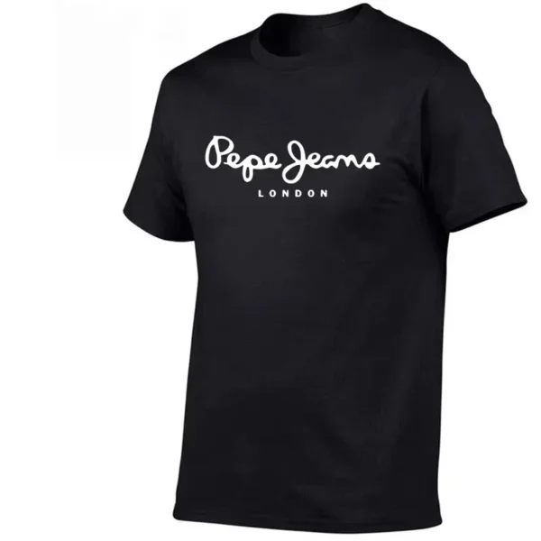 2025 Newest Pepe-Jeans-London Logo T-Shirt Summer Men's Women's Short Sleeve Surfing beach T-shirt Tops Unisex - zinifashion 18 - Image 3