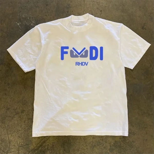 American Ins Trendy Short-sleeved T-shirt Men's and Women's Same Versatile Top Loose and Breathable - zinifashion 18 - Image 2