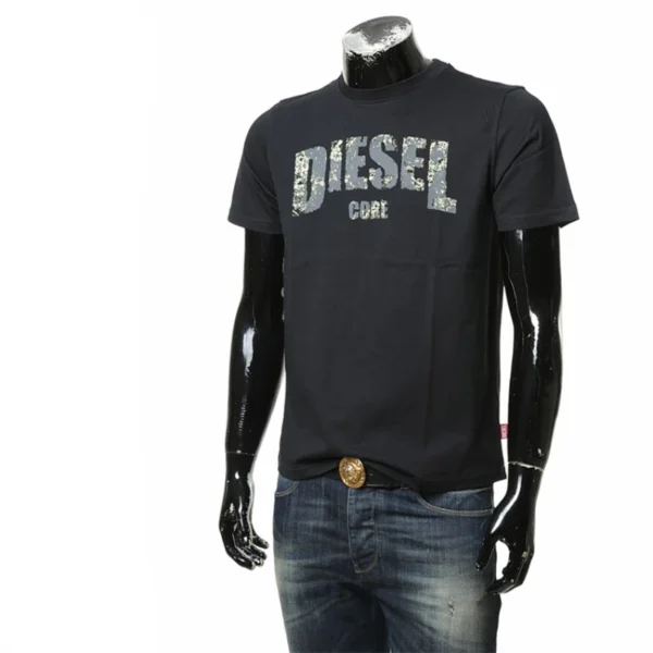 Trendy men's T-shirt 2025 Summer Fashion casual Graffiti letter print short-sleeved round-neck T-shirt black - zinifashion 1501 - Image 2