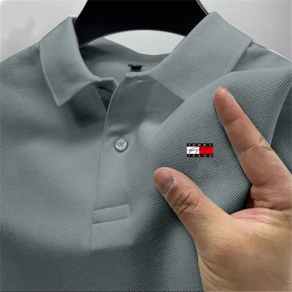 Men's Short Sleeve Polo Shirt, Quick Drying, Breathable, Casual Fashion, Business, Sports, Summer Clothing, High-end - zinifashion 200000343 - Image 6
