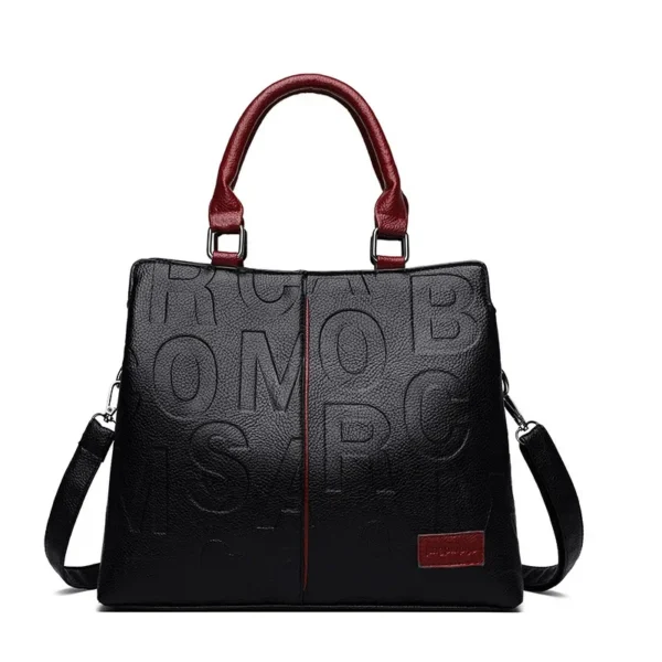 Large Capacity Trendy Women's Handbag Crossbody Bag for Outdoor Use Shoulder Bag with Zipper PU Material . - Image 5