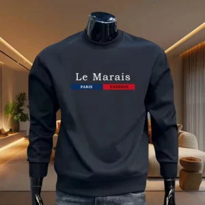 Hot Sales Mens Sweatshirts Print O-Neck Tops Man Daily High Grade Clothing Casual Sports Pullover Versatile Jogging Sweatshirts - zinifashion 200000343
