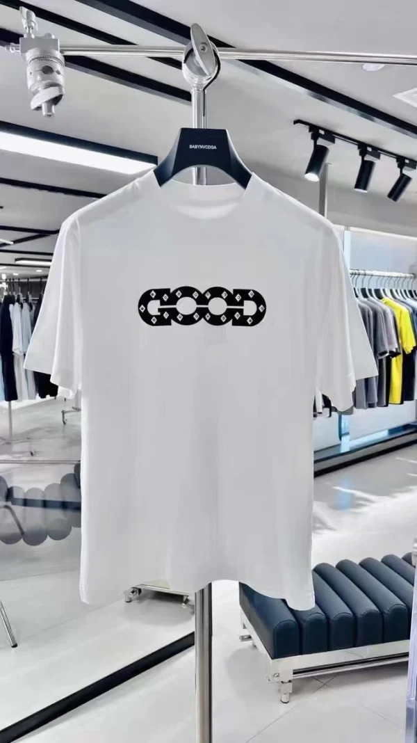 Top Luxury Brand Printed T-shirt Short Sleeve Unisex New Round Neck Versatile Summer Large Loose Half Sleeve T-shirt - Image 6