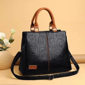 Large Capacity Trendy Women's Handbag Crossbody Bag for Outdoor Use Shoulder Bag with Zipper PU Material .