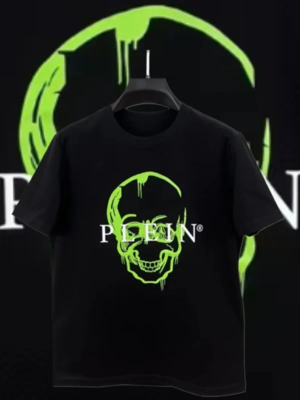 2025 New Skull Printed TShirt Men Women Matching Couple Vintage Short Sleeve High Quality Luxury Streetwear Graphic Tee Hot Sale - zinifashion 18