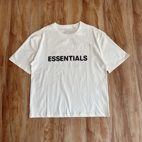 Summer Tide Brand Letter Printed Cotton Solid Color Simple Basic Round Neck Casual Short-sleeved Men's and Women's T-shirt - zinifashion 18 - Image 2